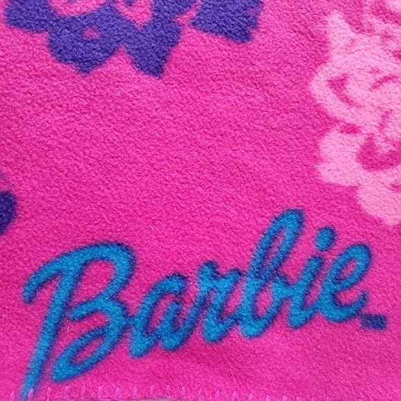 2002 Vintage Mattel Barbie Blanket - Picture 3 of 5